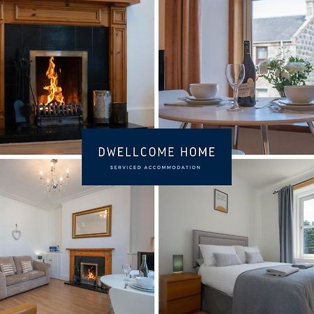 Dwellcome Home Ltd 1 Bed Apt, Half Mile To Union Street Yet Quiet, Free Parking, Fast Wifi, Ideal For Long Term Contractor, Etc Stays, Fully Equipped Kitchen, Regular Housekeeping Option - See Our Site For Assurance Aberdeen Exterior foto