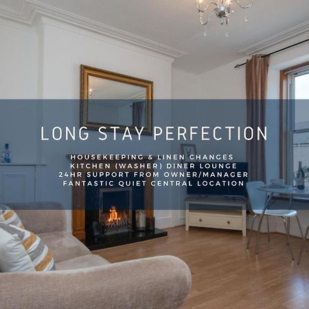 Dwellcome Home Ltd 1 Bed Apt, Half Mile To Union Street Yet Quiet, Free Parking, Fast Wifi, Ideal For Long Term Contractor, Etc Stays, Fully Equipped Kitchen, Regular Housekeeping Option - See Our Site For Assurance Aberdeen Exterior foto